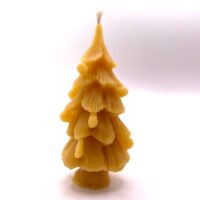 Christmas tree with baubles candle